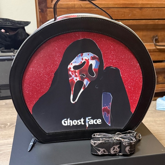 Glamlite Handbags - Glamlite Ghostface Collab Makeup Bag Holligram Crossbody